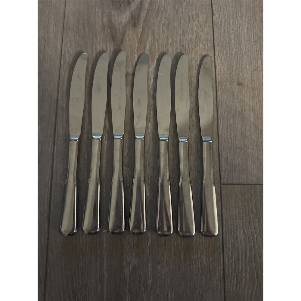 7 Dinner‎ Knives FRIENDSHIP Wm A Rogers Stainless Oneida